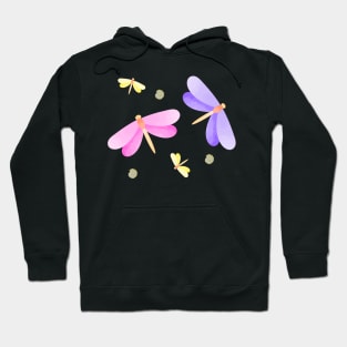 Watercolor dragonfly Hoodie